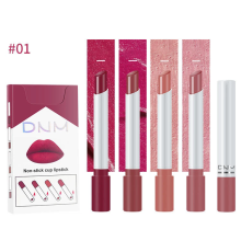 4pcs/Set DNM Cigarette Lipstick Matte Velvet Long Lasting Waterproof Makeup 01