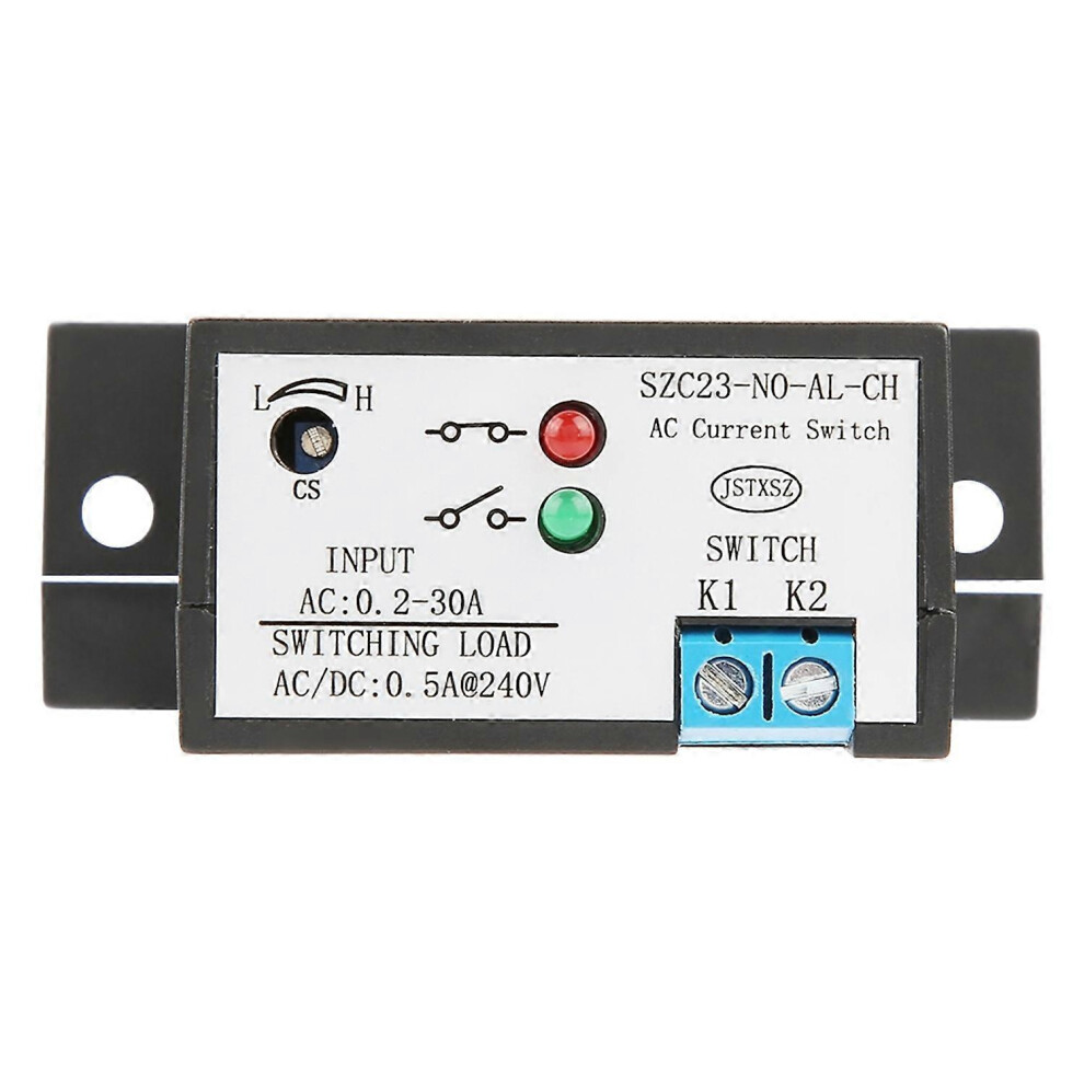 (As Show, One Size) Normally Open Current Sensing Switch Adjustable Ac 0.2Â30A Szc23âNo AlâCh 6909775579268