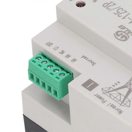 (As show, One size) 2P Dual Power Automatic Transfer Switch Generator Uninterruptible Changeover Switch AC230V 80A 1