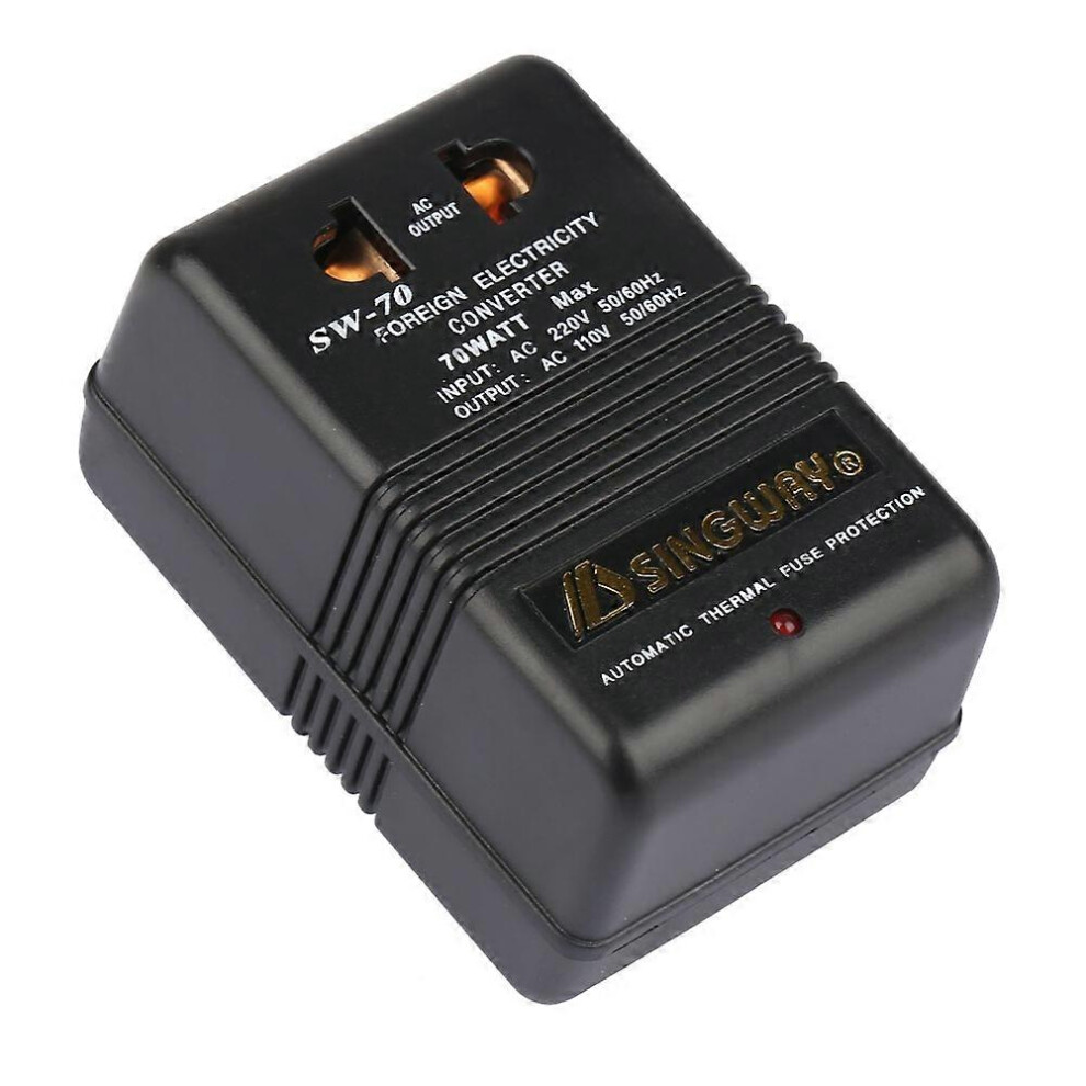 (As Show, One Size) To Step Down Voltage Converter Power Transformer 70W 6909775541708