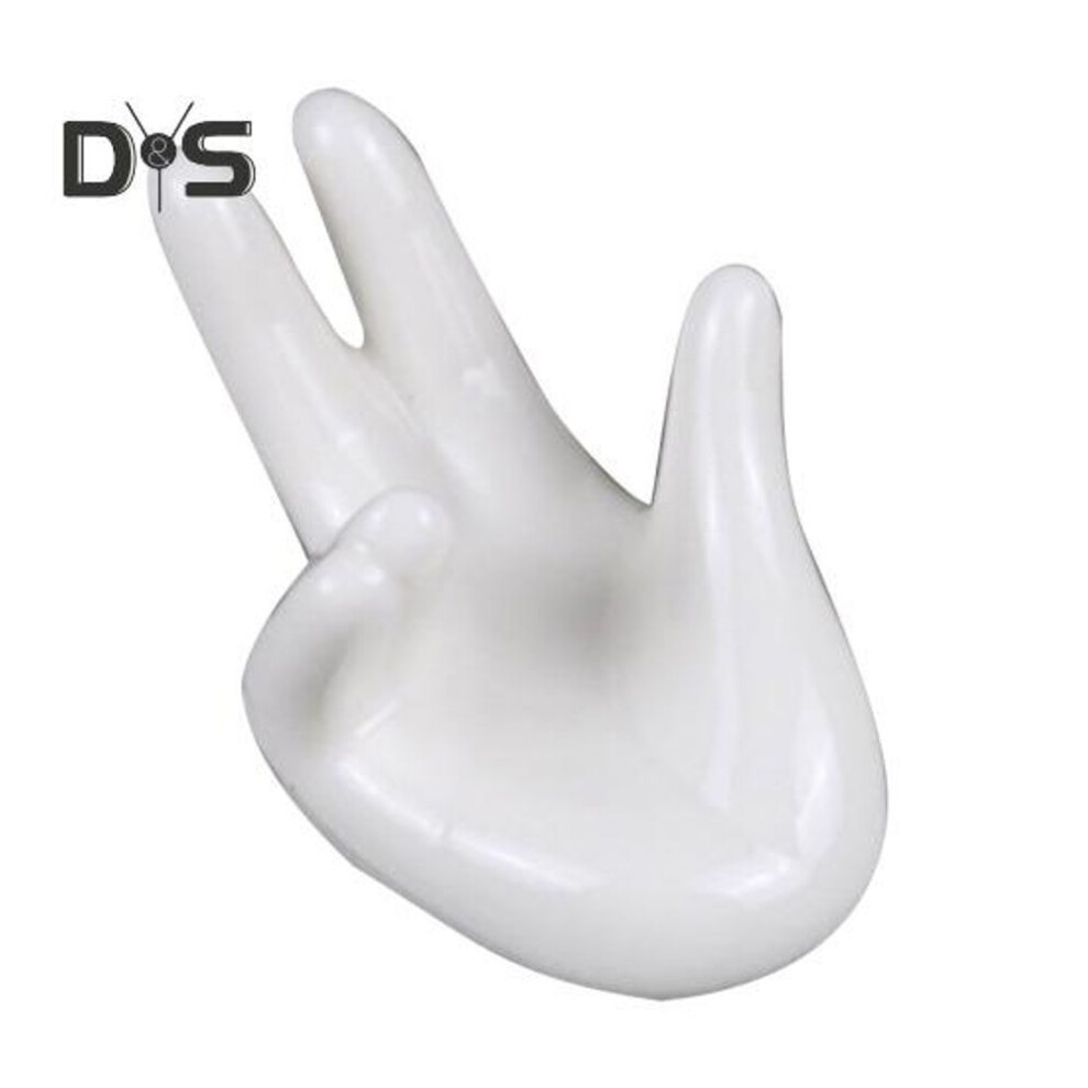 Hand-shaped Egg Holder Sturdy Ceramic Construction Easy Maintenance Boiled Egg Stand Container Desk Decoration