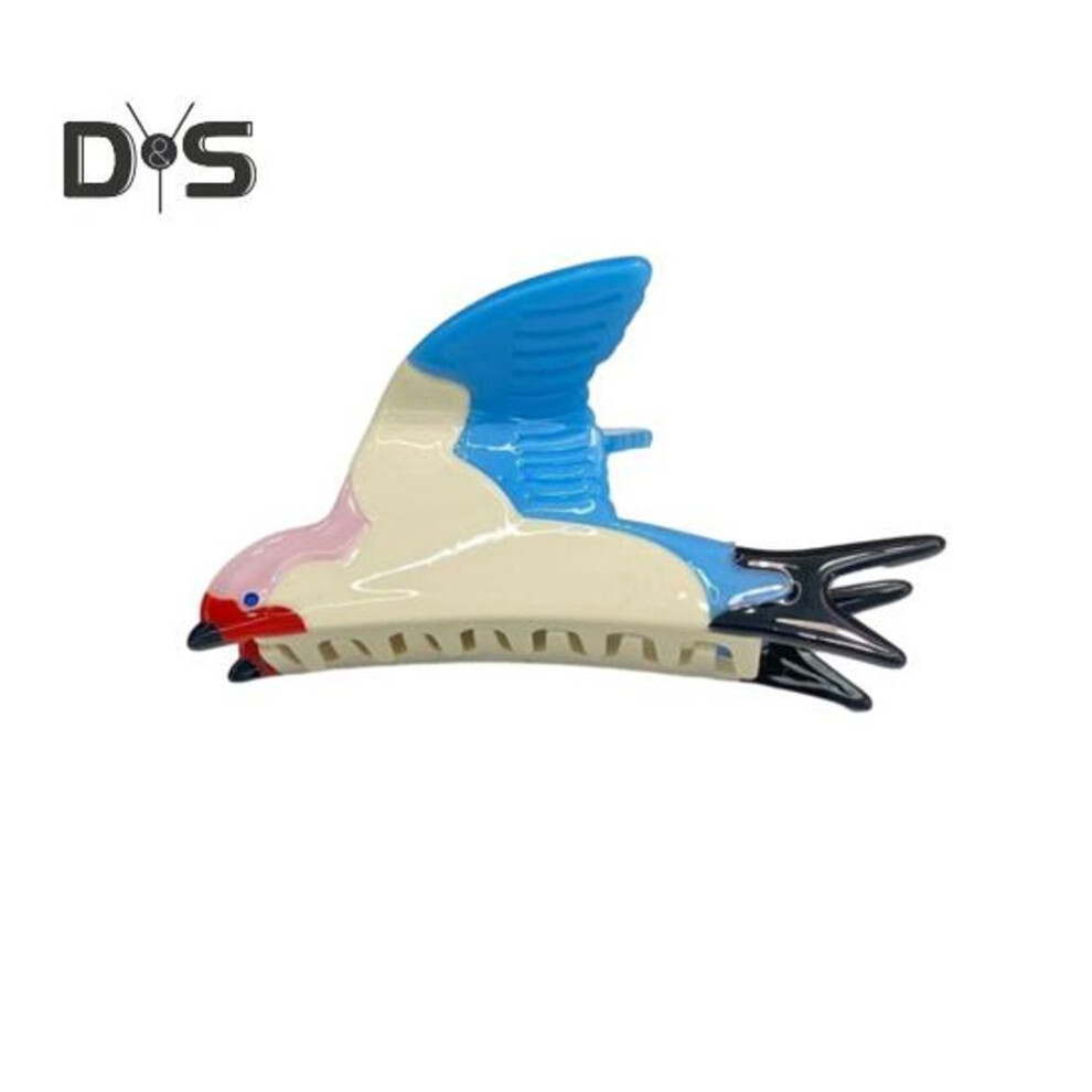 (as the picture, C) Women Hair Claw Pigeon Wing Design Back Head Hair Clip Lightweight Comfortable Anti-slip Teeth Hair Styling Clip