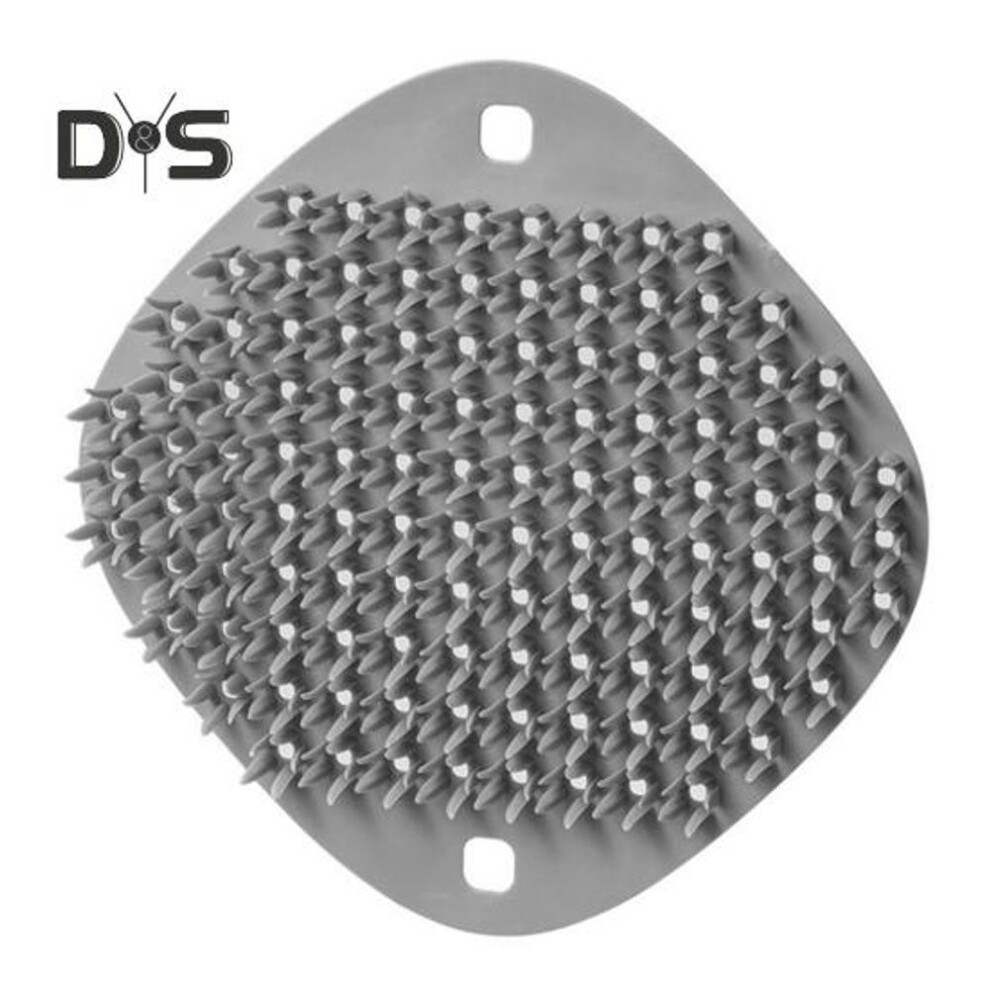(grey) Vegetable Brush Scrubber Flexible Cleaning Brush Food Grade Silicone Bristle Scrubber Efficient Cleaning Kitchen Gadget