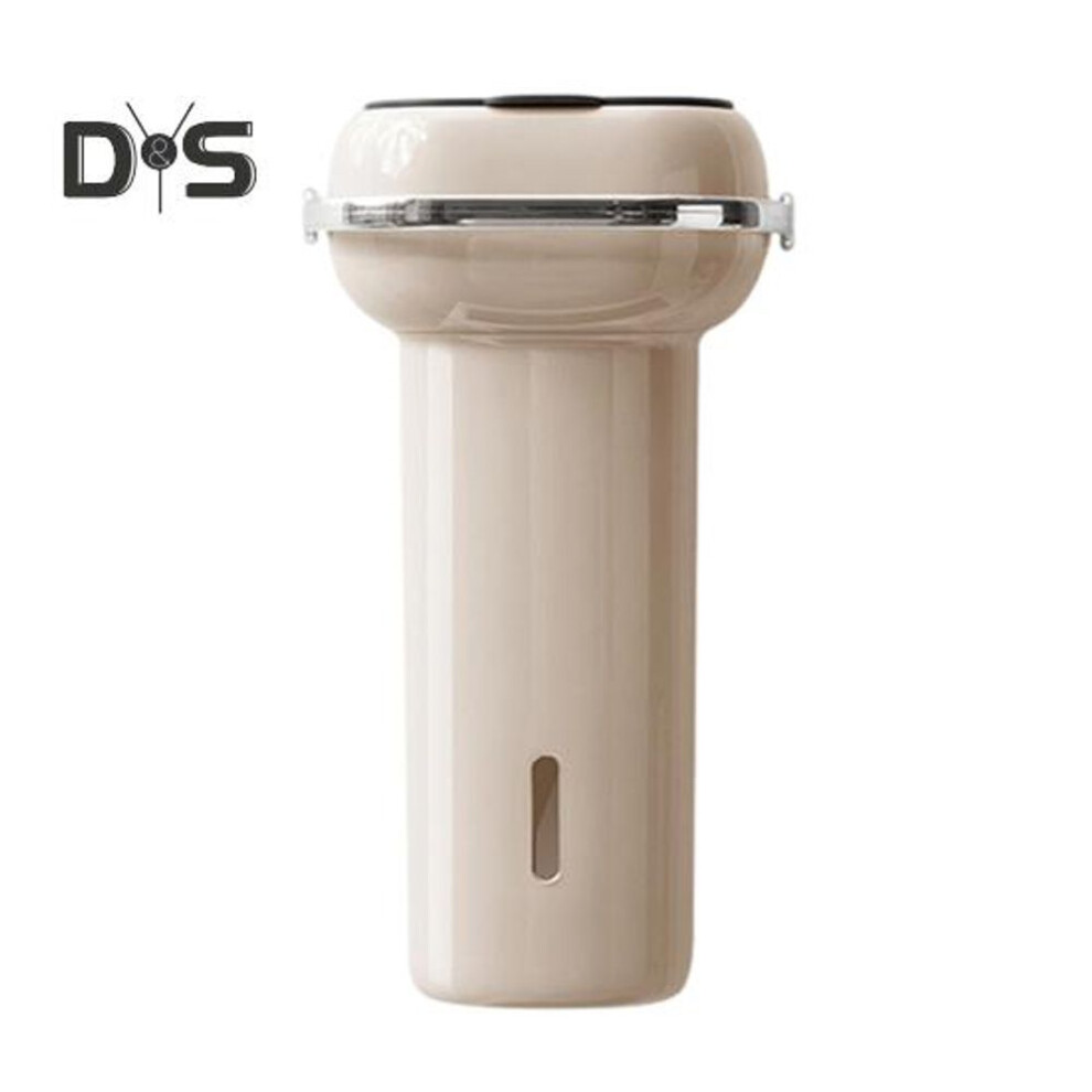 (beige) Disposable Coffee Cup Dispenser Paper Cup Storage Rack Double-layered Desktop Cup Holder With Handle Wall-mounted Cup Organizer For Home Kitchen