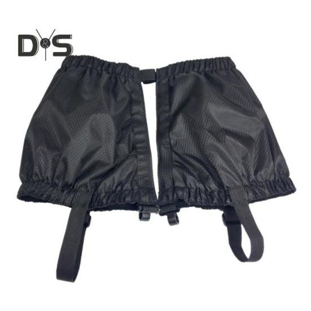 (black) 1 Pair Outdoor Leg Gaiter Adjustable Waterproof Men Women Hiking Climbing Snow Skiing Hunting Snake Guard Snow Boot Shoe Gaiter Leg Protector Cover