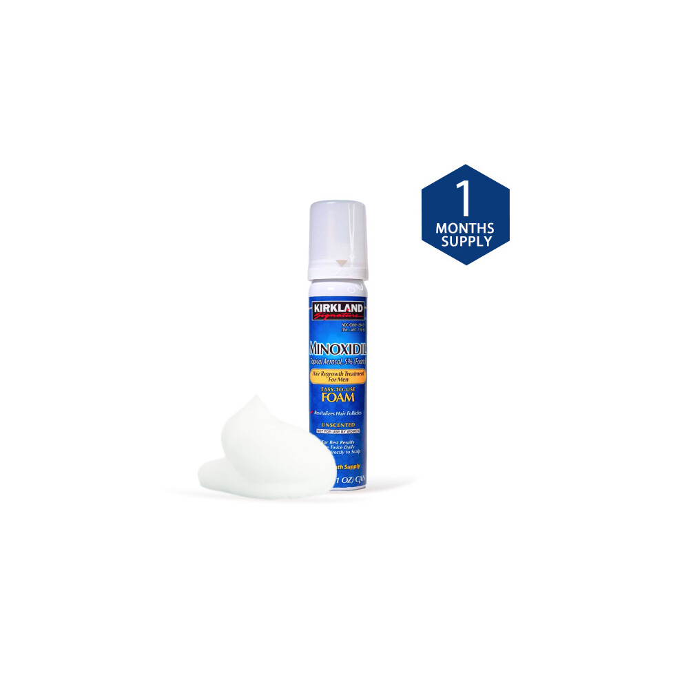 Kirkland Minoxidil Foam for Men 1 Month Supply