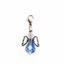 LFaize Neco modrho andela Neco modrho drek Svatebn Kytice klip na svatbu Svatebn drek pro dceru (ClearBlueGlass)