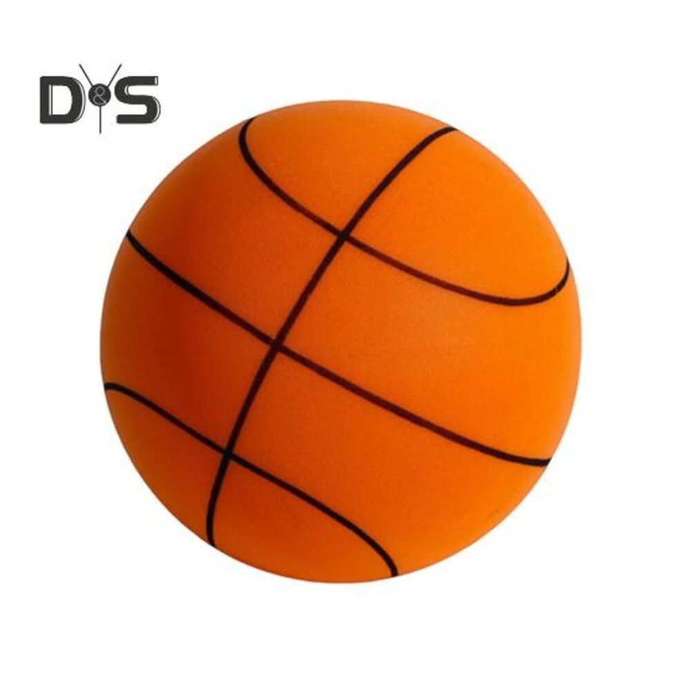 (orange, 5) Silent Basketball Foam Dribbling Indoor Toy Noiseless Impact-Resistant Training Ball Quiet Bounce No Noise Basketball Activities Gift for Kids