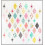 Quilt Atomic Starburst - Modello per il patchwork su carta - Quilt 62"""" x 66"""" 1