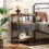 Bedside Table with Charging Station, Nightstand 2 outlets and 2 USB 2