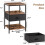 Bedside Table with Charging Station, Nightstand 2 outlets and 2 USB 9