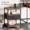 Bedside Table with Charging Station, Nightstand 2 outlets and 2 USB 3