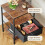 Bedside Table with Charging Station, Nightstand 2 outlets and 2 USB 5