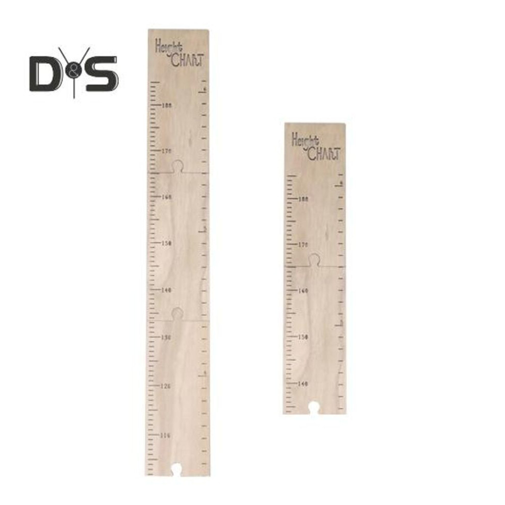 (as the picture, B) Wall Hanging Kids Growth Chart Precise Scale Children Room Nursery Bedroom Baby to Adults Boys Girls Wooden Splicing Height Measurement Ruler