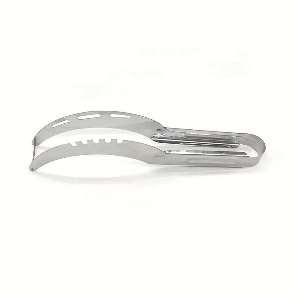 Professional Watermelon Slicer Stainless Steel Fruit Cutter Kitchen Tool Easy Cut Melon Divider with Ergonomic Handle for Home Kitchen