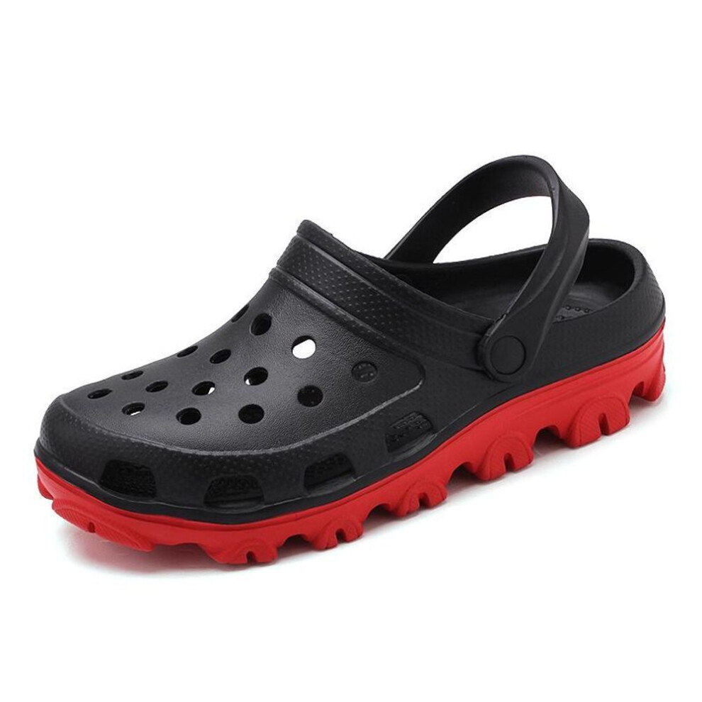 (black, 41) Men Women Slippers Summer Beach Slippers Couple Indoor Bathroom Slippers Black House Shoes Man Casual Flip Flops Lovers Platform Sandals