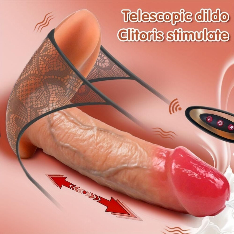 Powerful 9 Thrusting & Vibrating Wearable Dildo Remote Control Vibrator Sex Toys For Women Anal Toys