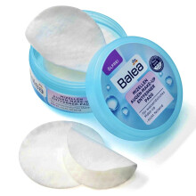Ögonmakeupborttagningspads Miceller, Vegansk, Med Vitamin E, Innehåller olja, Doftfri, 50 Pads (pack om 1)