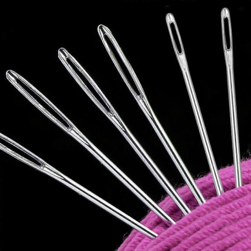 Botao Large Eye Sewing Needles - Knitting and Darning Needles for Wool (2 sets) 2