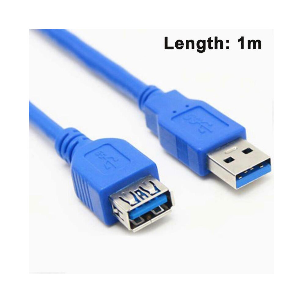 Usb 3.0 Extension Cable 3m, Data Cable Superspeed Up To 5gbit / S