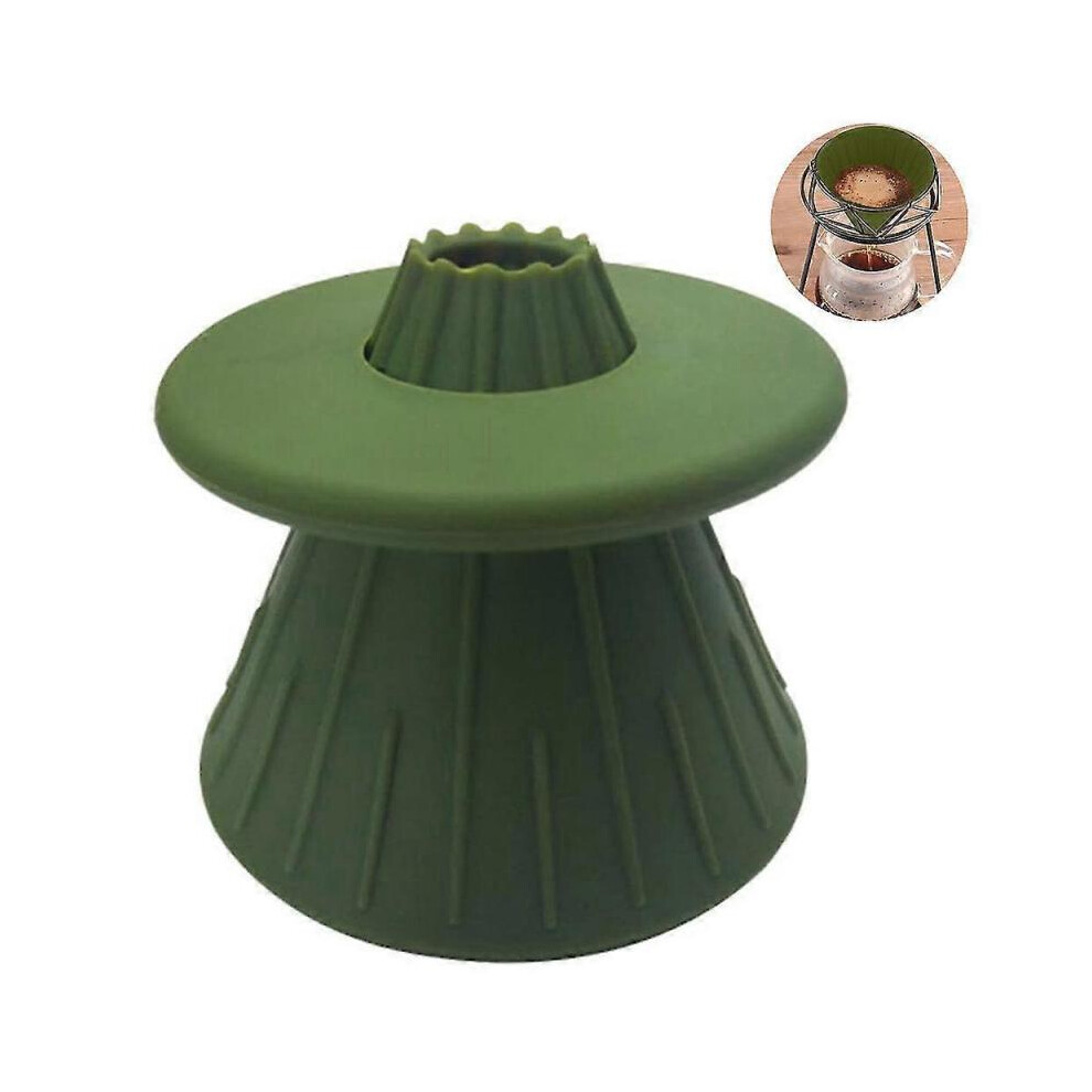 Silicone Coffee Filter, Hand Coffee Funnel, Foldable Silicone Coffee Dropper, Paperless Strainer, Pour Over Coffee Brewer
