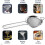 Stainless Steel Fine Mesh Strainer - Cocktail Strainer Fine Mesh Kitchen Strainer with Handle 3