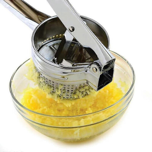 Stainless Steel Potato Masher Fruit Press with Handles 1