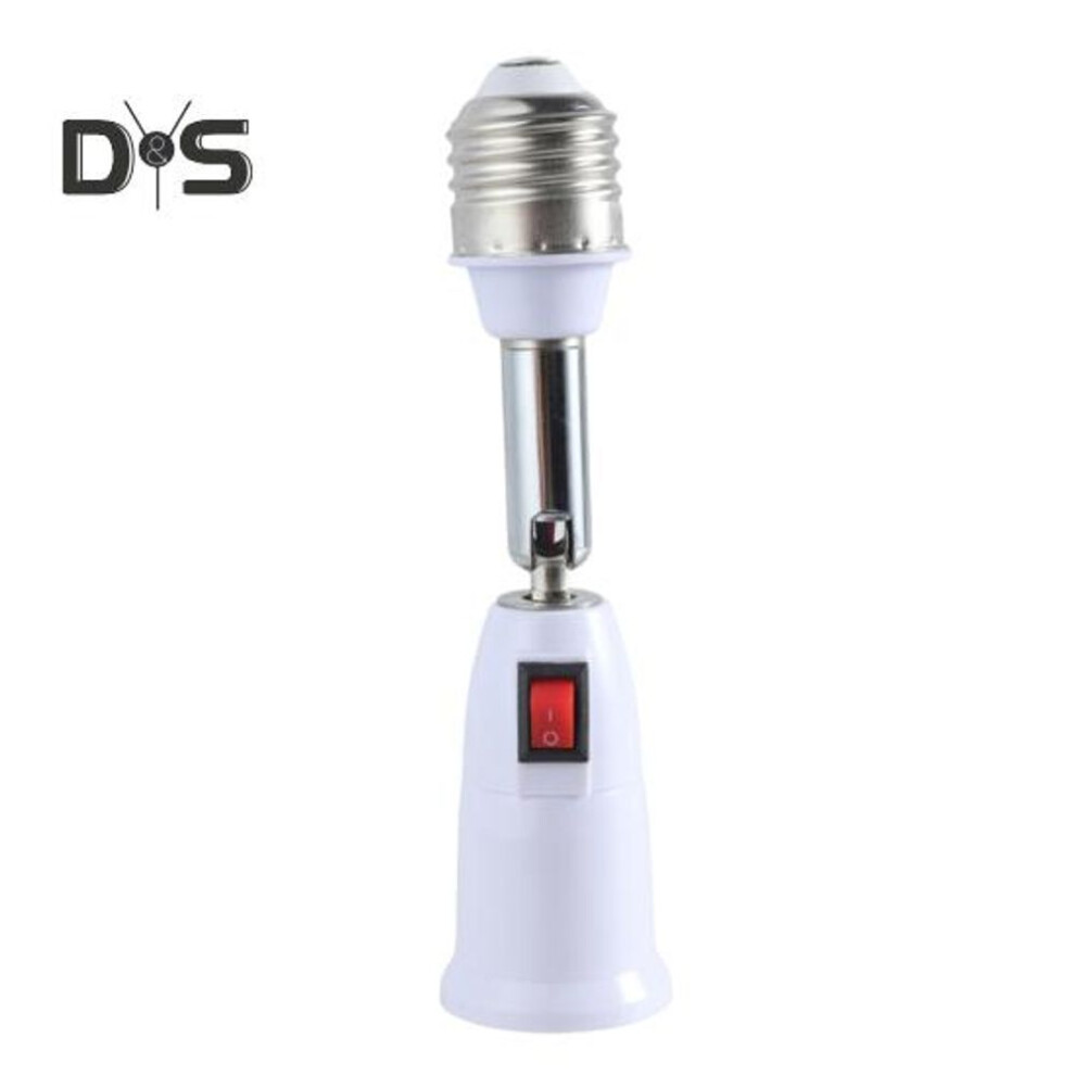 E27 Light Bulb Socket Extender Adapter Universal Easy To Install 180-degree Bendable Light Fixture Adjustable Lamp Holder