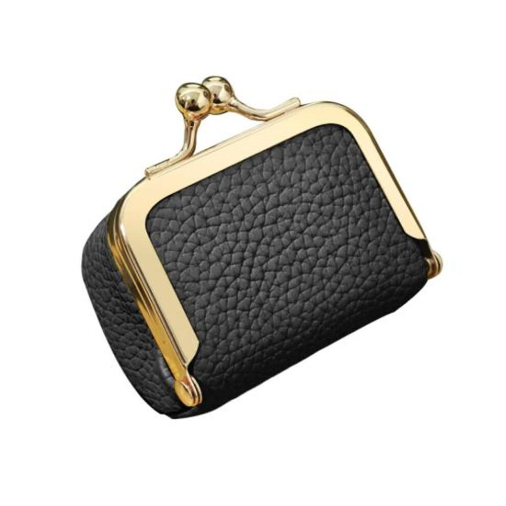 (black) Faux Leather Mini Jewelry Box Earring Necklace Bracelet Ring Organizer Case Multi-functional Portable Travel Women Jewelry Storage Pouch