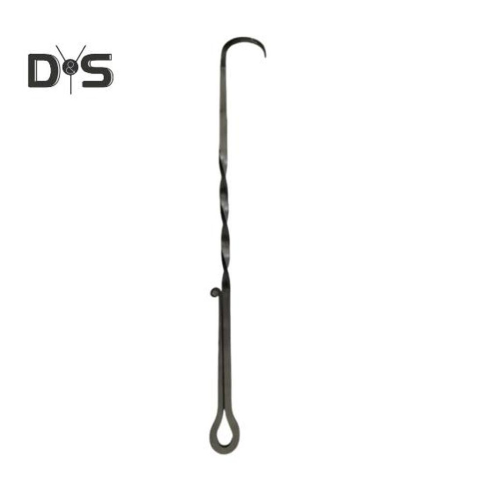 (as the picture, 30 cm A) Campfire Poker For Bonfire Pit Fireplace Poker Food Flipper Turner Hooks Bbq Meat Hooks Cooking Barbecue Turners Hooks Grill Accessories