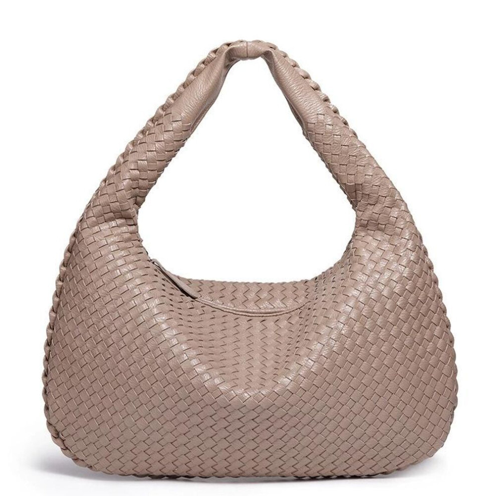 (cream, 47 x 2 x 32 x 21 cm) Handwoven Retro Underarm Crossbody Bags – Trendy, Large-Capacity Women's Handbags