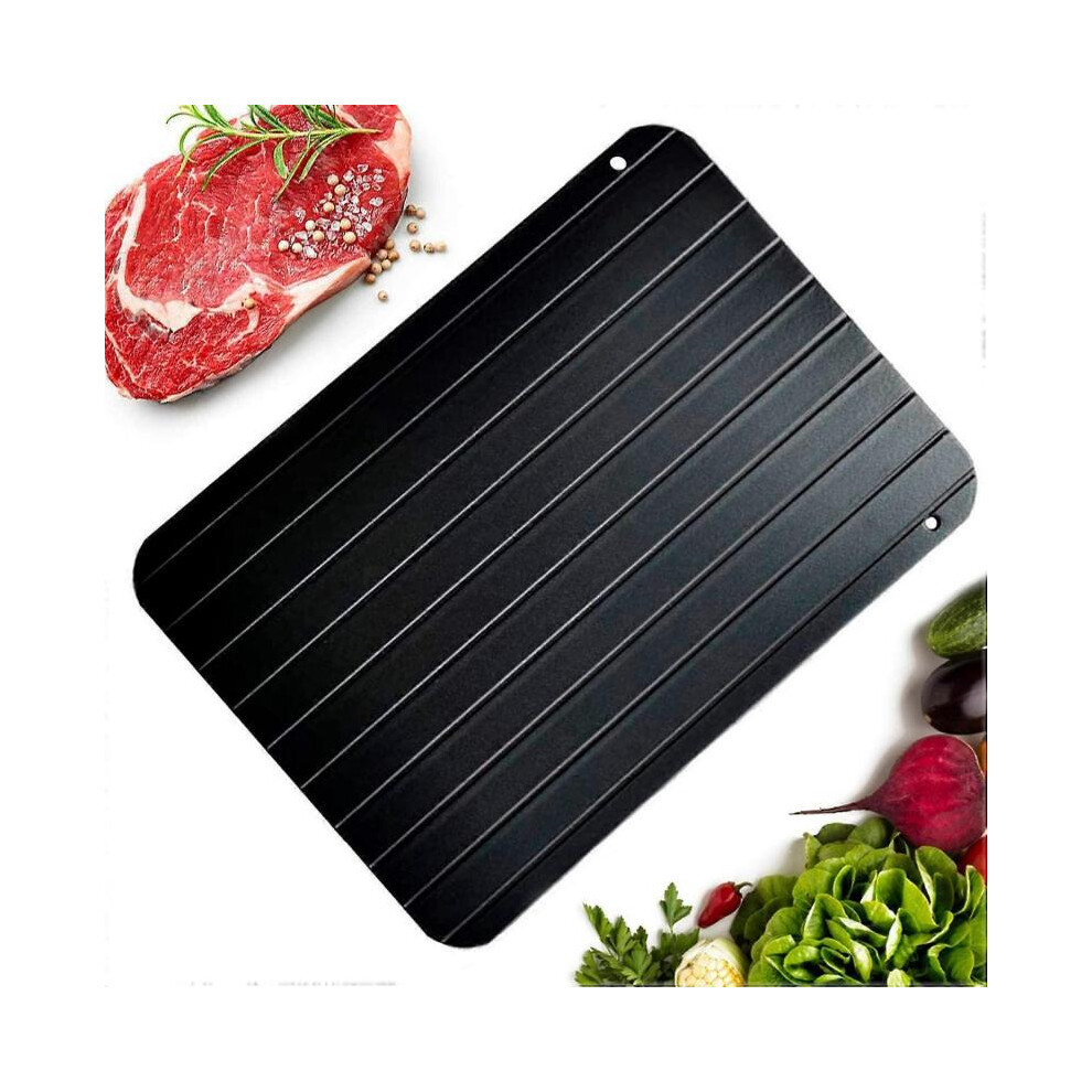 Fast Defrosting Tray for Frozen Food Thawing - Plate Defrost Meat for Frozen Meat & Food, Defrosting Mat