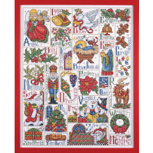 Design Works Crafts Christmas ABC Counted Cross Stitch Kit  Multi