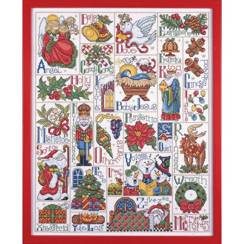 Design Works Crafts Kerst ABC Telpatroon Multi