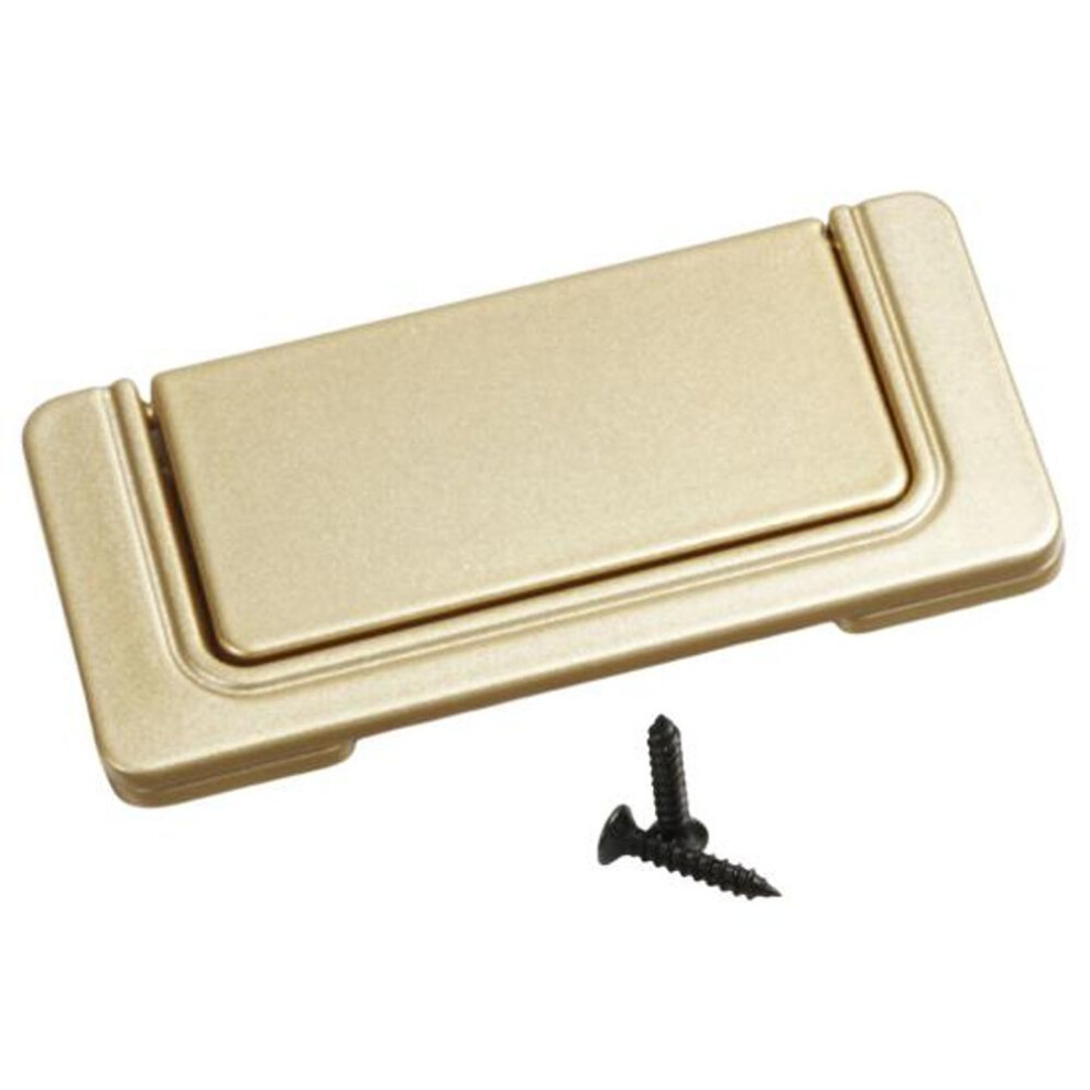 (golden) Modern Invisible Door Knob Cupboards Wardrobes Drawers Aluminum Alloy Handles Hidden Invisible Door Knob Ari