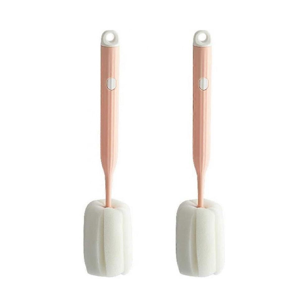 Bottle Soft Brush -2Pcs Sponge Bottle Brush Soft and Easy to Clean, Baby Bottle Sponge Brush
