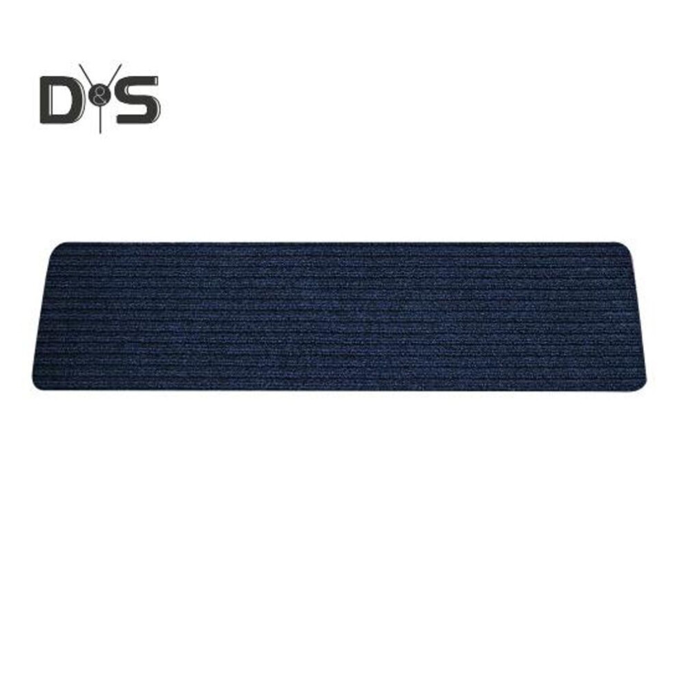 (blue) Stair Treads for Wooden Steps Non-Slip Carpet Mat Safety Rug Self-Adhesive Indoor Stair Runner for Kids Elders Pets
