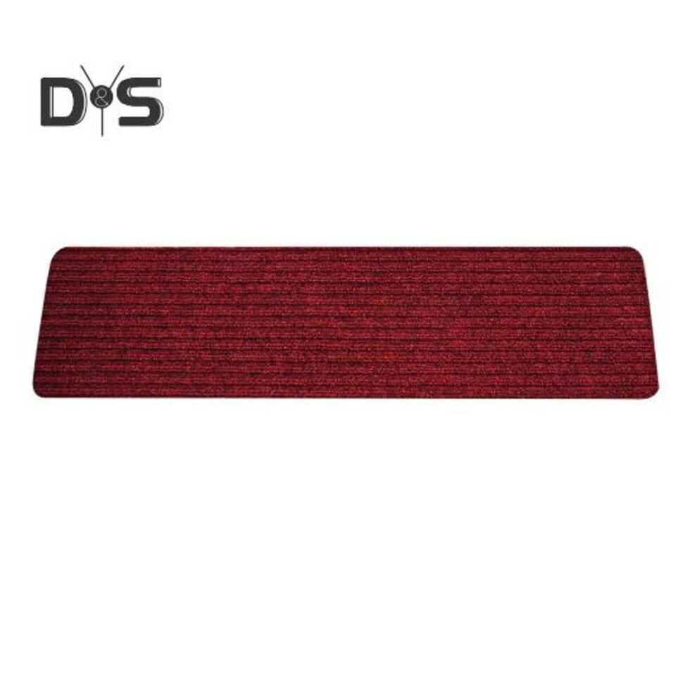 (wine red) Stair Treads for Wooden Steps Non-Slip Carpet Mat Safety Rug Self-Adhesive Indoor Stair Runner for Kids Elders Pets