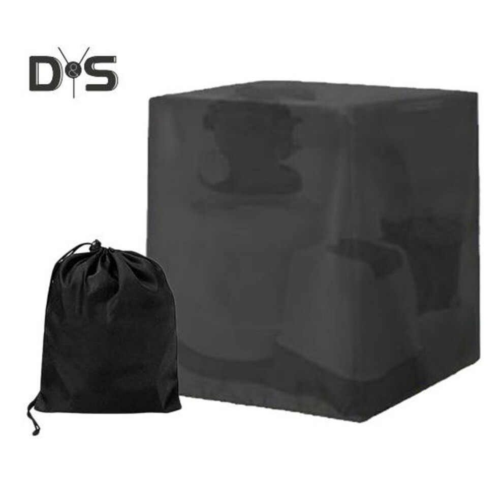 (as the picture, L) Pool Filter Cover For Intex Sand Filter Pump Adjustable Waterproof Oxford Cloth Pool Pump Cover Swimming Pool Sand Filter Pump Protector Guard Sleeve