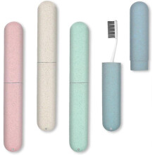 4PC Toothbrush Case Travel Cover, Store Clean Brushes for Holidays, Camping, Hiking and Business Trips
