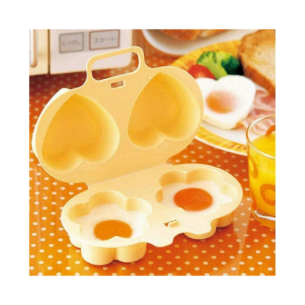 Microwave Egg Poacher Egg Maker Steamed Egg Cooker Mold Fried Eggs Oven Pan Breakfast Cooking Tool
