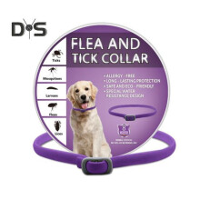 (Dog, purple) Pet Flea Collar Adjustable Flea And Tick Collar for Cats Dogs 8 Months Long Term Protection Natural Pet Tick Collar