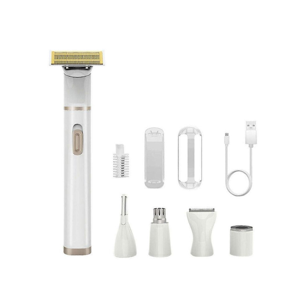 5 In 1 Electric Women Shaver Hair Arm Leg Bikini Face Remover Razor Trimmer Al