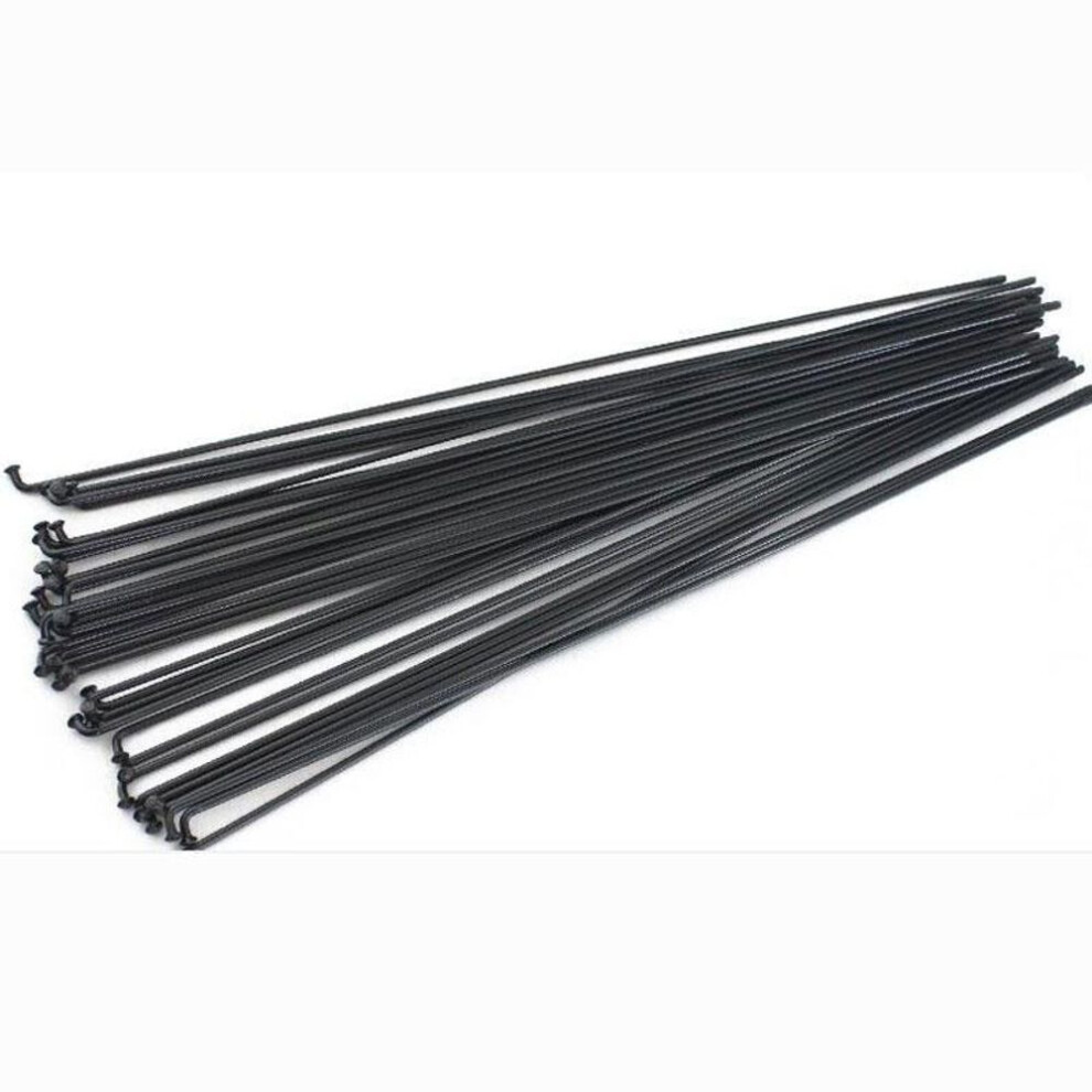 (294 mm) 36pcs Mountain/road Bike Steel Spokes Black 14g/14k Bicycle Spokes 178mm-294mm
