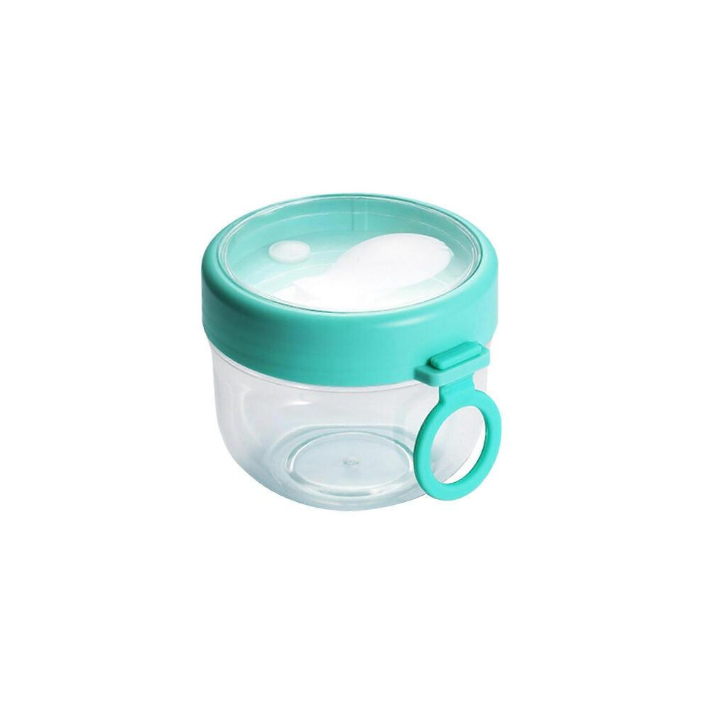 Overnight Oats Container with Lid and Spoon for Yogurt Breakfast, Oatmeal Jar Snack Container