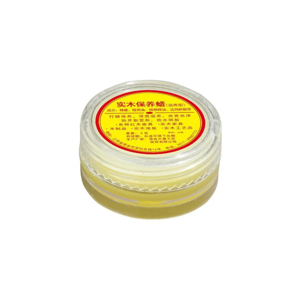 (as the picture, 5) Natural Beeswax Wood Furniture Waxing Maintenance Wax Oil Anti-cracking Moistureproof For Wood Furniture Floor