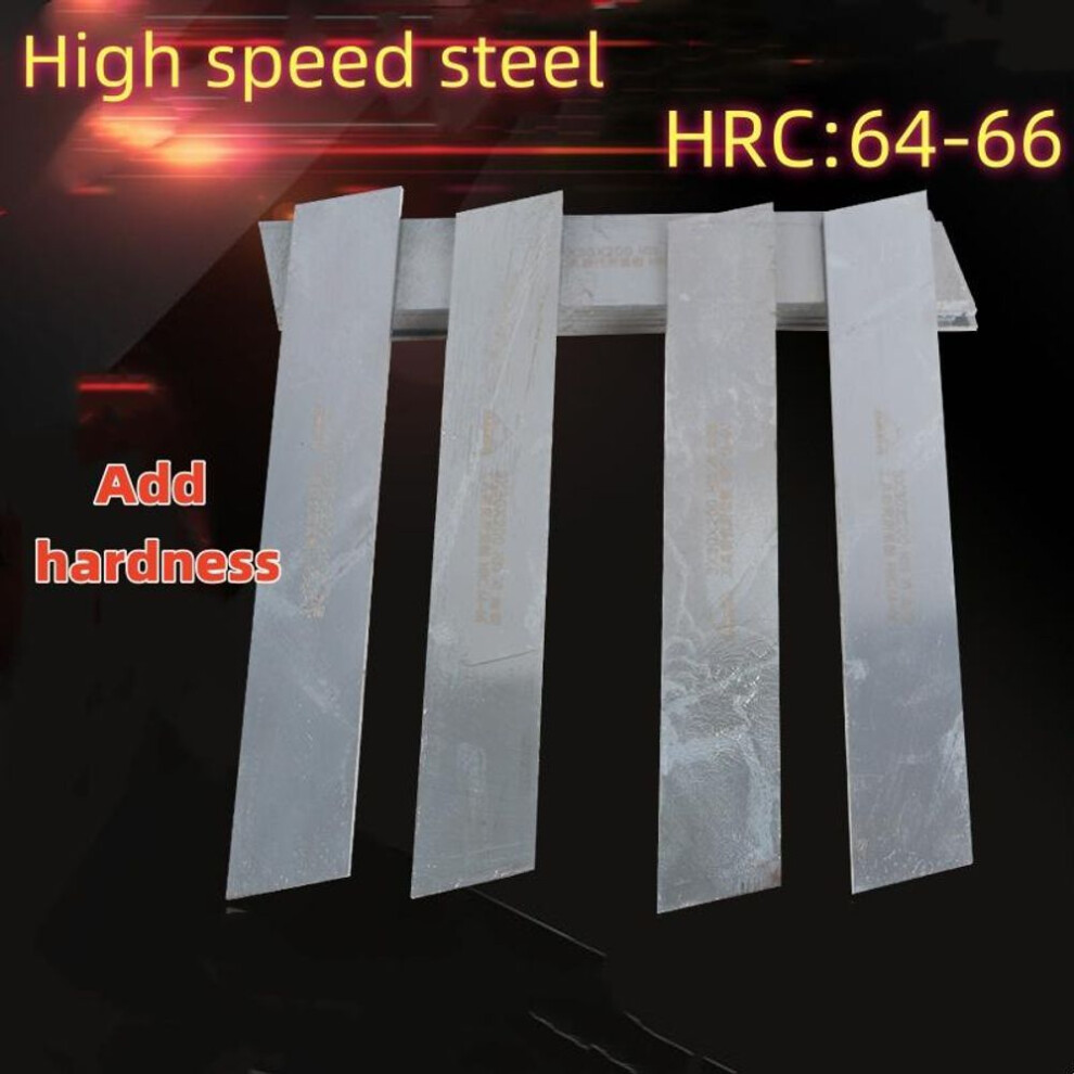 (hard 2 * 16 * 200) HRC64-66 High Speed Steel Nitriding Hardening Thickness 2mm Length 200mm HSS 4341 Steel Woodworking Tools Carving Blades DIY Knife Raw Material
