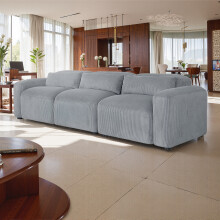 (3 Seat) 2/3 Seater Sofa Comfy Corduroy Couch
