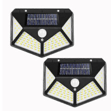 Outdoor solar lights with motion sensor and wide-angle lighting mode for your garden security