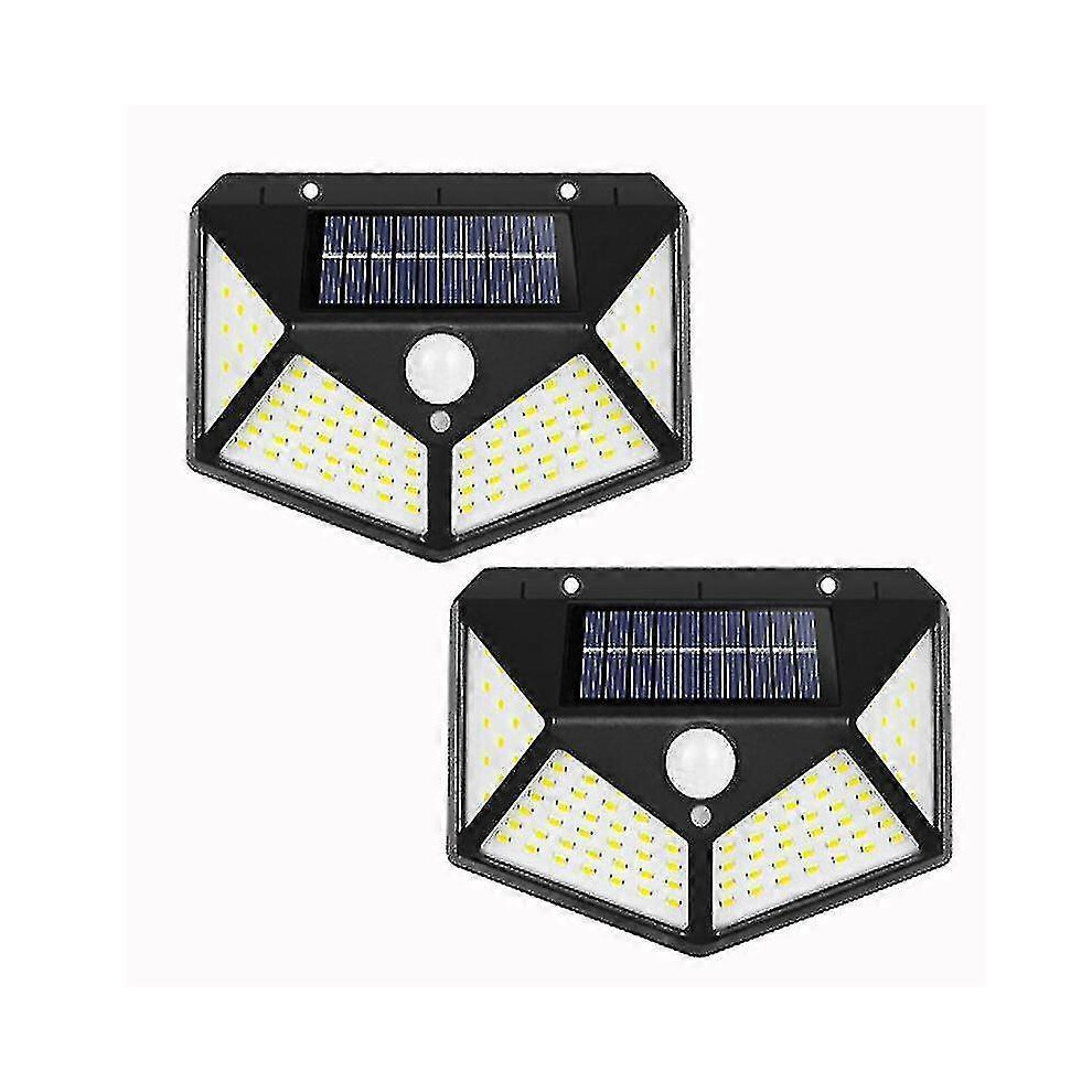 Solar Lights Outdoor Motion Sensor Solar Powered Outdoor Wall Light Waterproof Solar Security Lights with Lighting Mode Wide Angle for Backyard Drivew